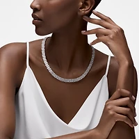Diamond Necklace in 18K White Gold