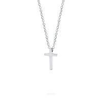 Sterling Silver Cross Pendant for Kids, Small
