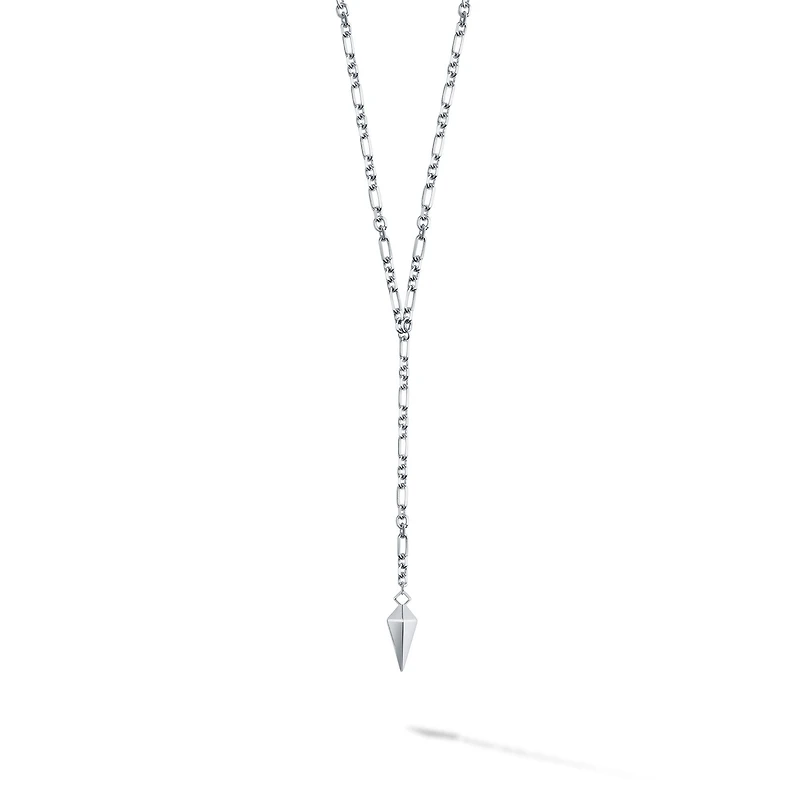 Silver Lariat Necklace