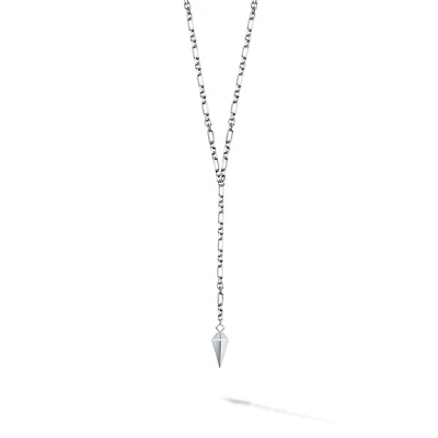 Silver Lariat Necklace