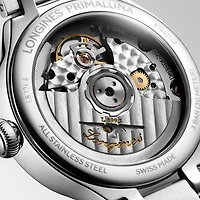 PrimaLuna Automatic Moonphase 34 mm Stainless Steel and Diamond