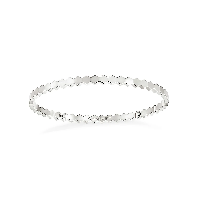 Bee de Chaumet White Gold Bangle