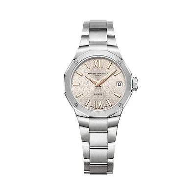 Riviera Quartz 33 mm Stainless Steel