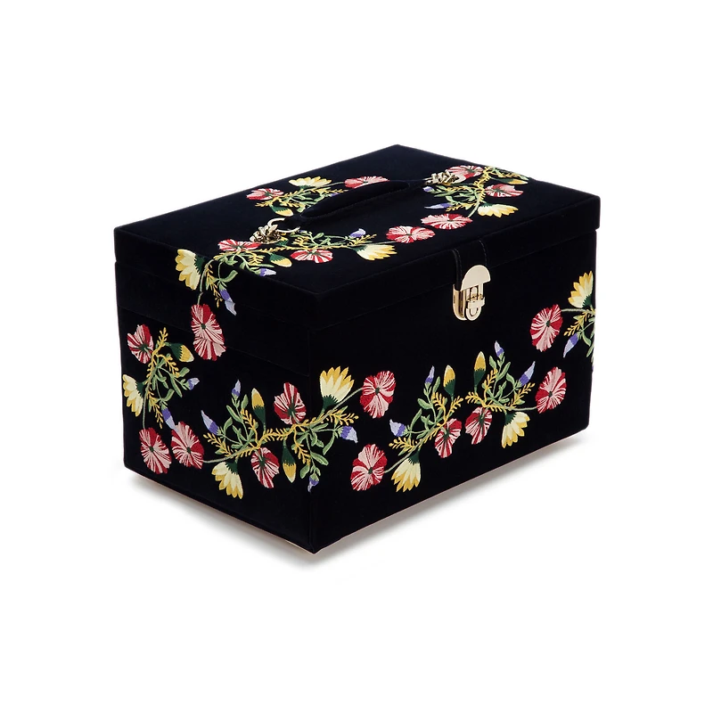 Zoe Indigo Large Jewellery Case