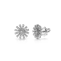 Margherita White Gold and Diamond Pavé Stud Earrings