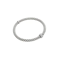 Solo Flex'it White Gold and  Diamond Pavé Bracelet