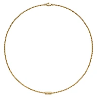 Aria Yellow Gold and Diamond Necklace