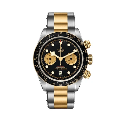 Black Bay Chrono Automatic Chronograph 41 mm Yellow Gold and Stainless Steel