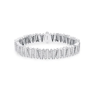 Diamond Bracelet in 18K White Gold