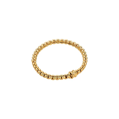 Eka Medium Flex'it Yellow Gold and Diamond Bracelet