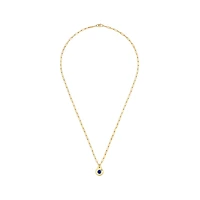 Menottes R10 Yellow Gold and Lapis Lazuli Pendant