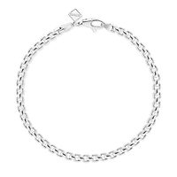 Sterling Silver Men's Venetian Chain Bracelet