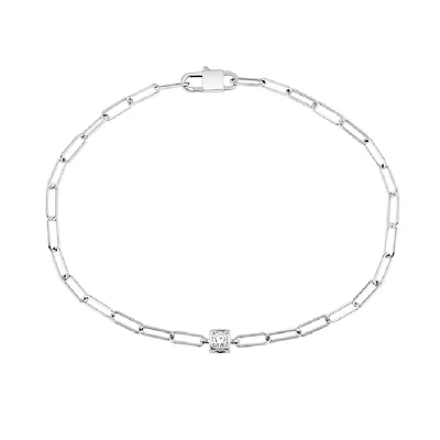 Le Cube Diamant White Gold and Diamond Bracelet