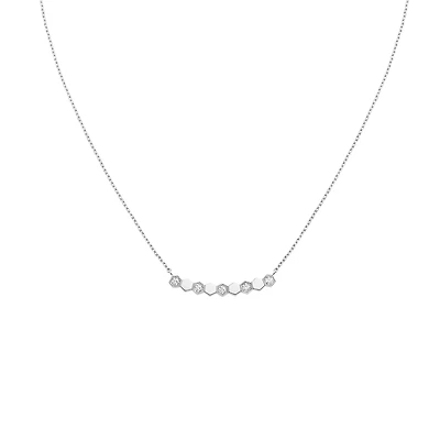 Bee de Chaumet White Gold and Diamond Pendant