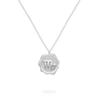 Zodiac Scorpio Pendant in Sterling Silver