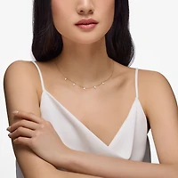 Yellow Gold and Diamond Choker Necklace