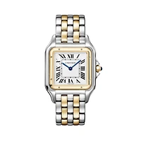Panthère de Cartier Large Quartz 42 mm Yellow Gold and Stainless Steel