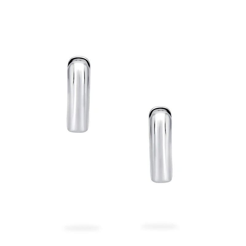 Silver U-Shape Huggies