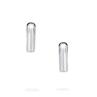 Silver U-Shape Huggies