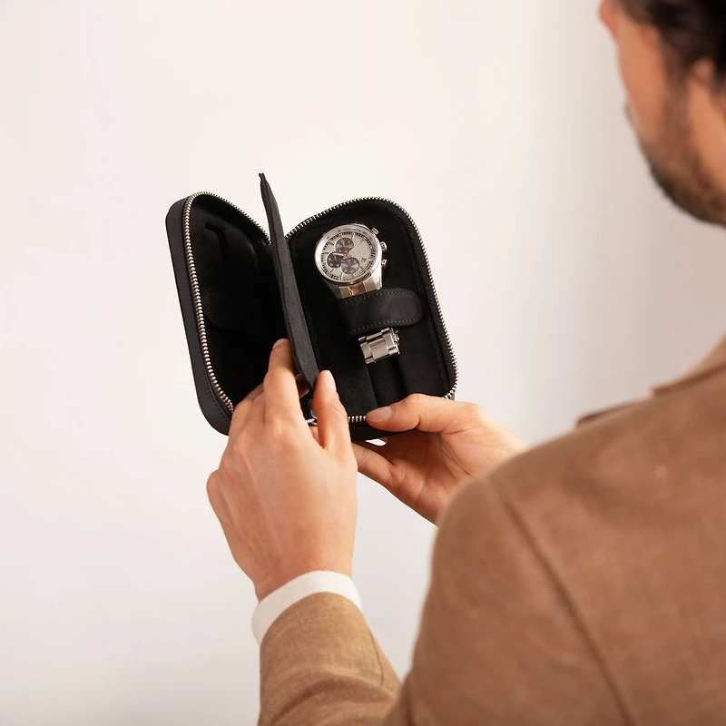 Philipp 2 Piece Watch Zip Case