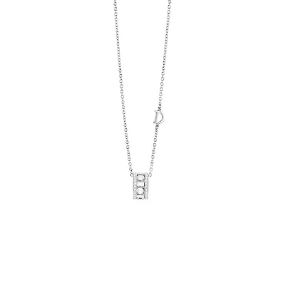 Belle Époque Reel White Gold and Diamond Pavé Pendant