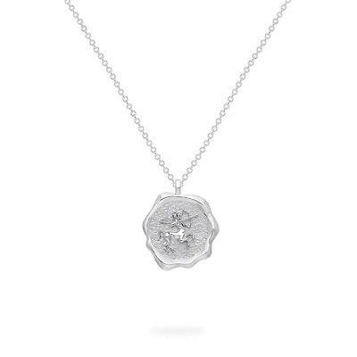 Zodiac Sagittarius Pendant in Sterling Silver