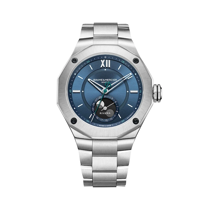 Riviera Automatic Moonphase 43 mm Stainless Steel