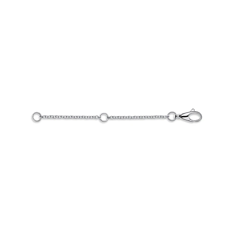White Gold Rolo Chain Extension