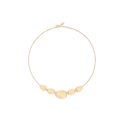 Lunaria Yellow Gold and Diamond Necklace