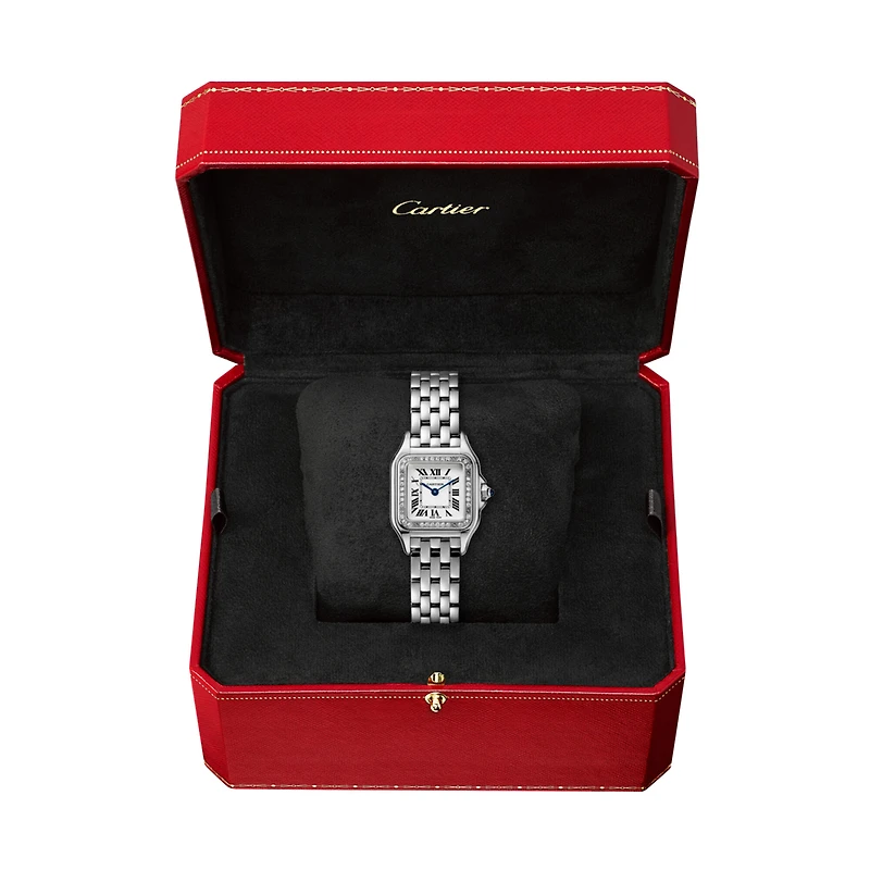 Panthère de Cartier Small Quartz 23 x 30 mm Stainless Steel and Diamond