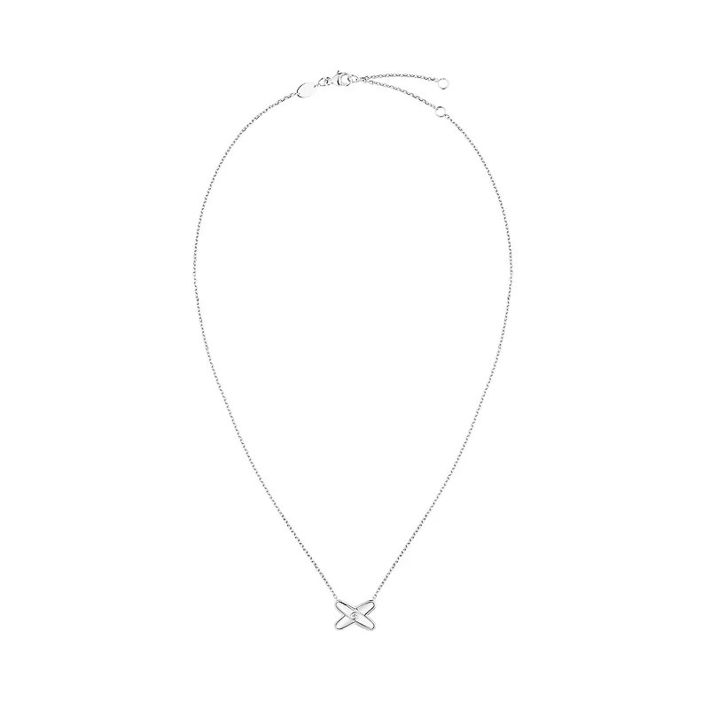Jeux De Liens White Gold and Diamond Pendant