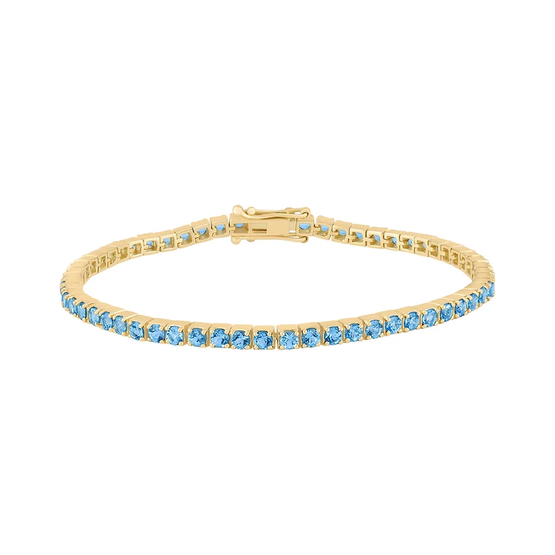 Topaz Line Bracelet