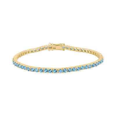 Topaz Line Bracelet