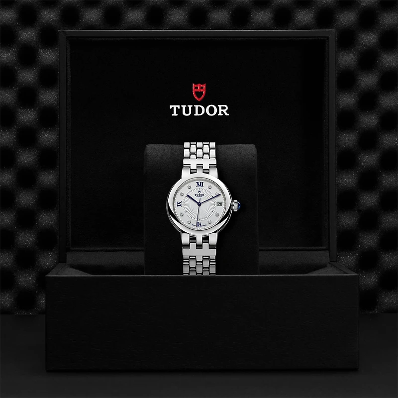 Clair de Rose Automatic 34 mm Stainless Steel and Diamond