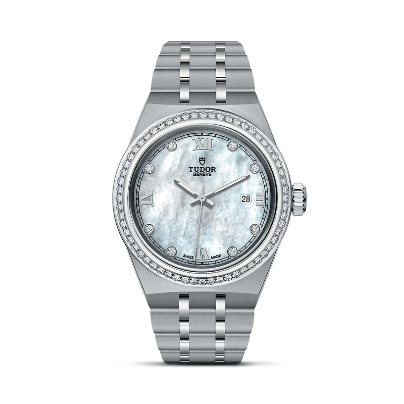 TUDOR Royal Automatic 28 mm Stainless Steel and Diamond