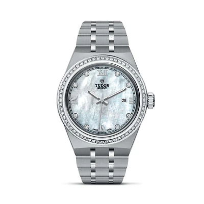 TUDOR Royal Automatic 28 mm Stainless Steel and Diamond
