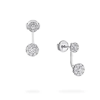 Diamond Cluster Jacket Earrings