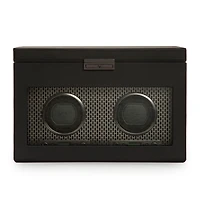 Axis Powder Coat Grey Piece Watch Winder with Storage