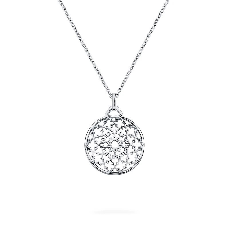 Sterling Silver Medallion Pendant