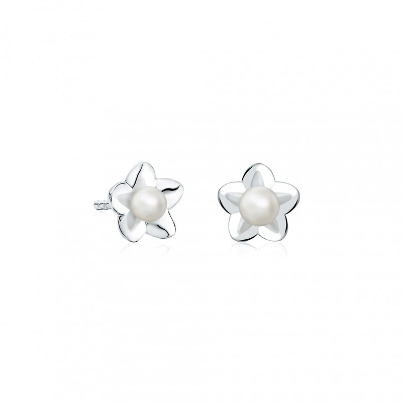 Freshwater Pearl Earrings for Kids