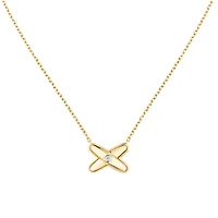 Jeux De Liens Yellow Gold and Diamond Pendant