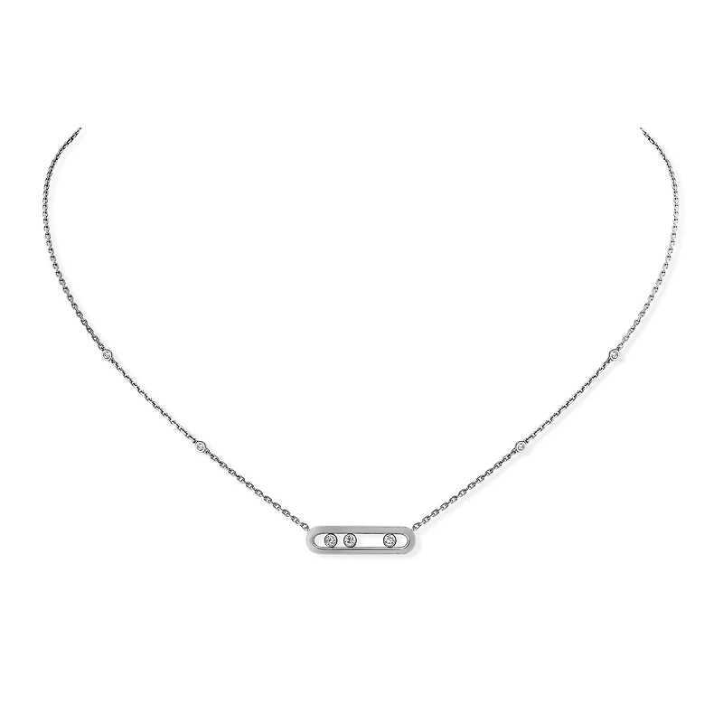 Baby Move White Gold and Diamond Pendant
