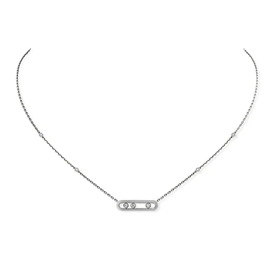 Baby Move White Gold and Diamond Pendant