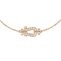 Force 10 Small Rose Gold and Diamond Pavé Bracelet