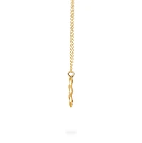 Zodiac Pisces Pendant in Yellow Gold