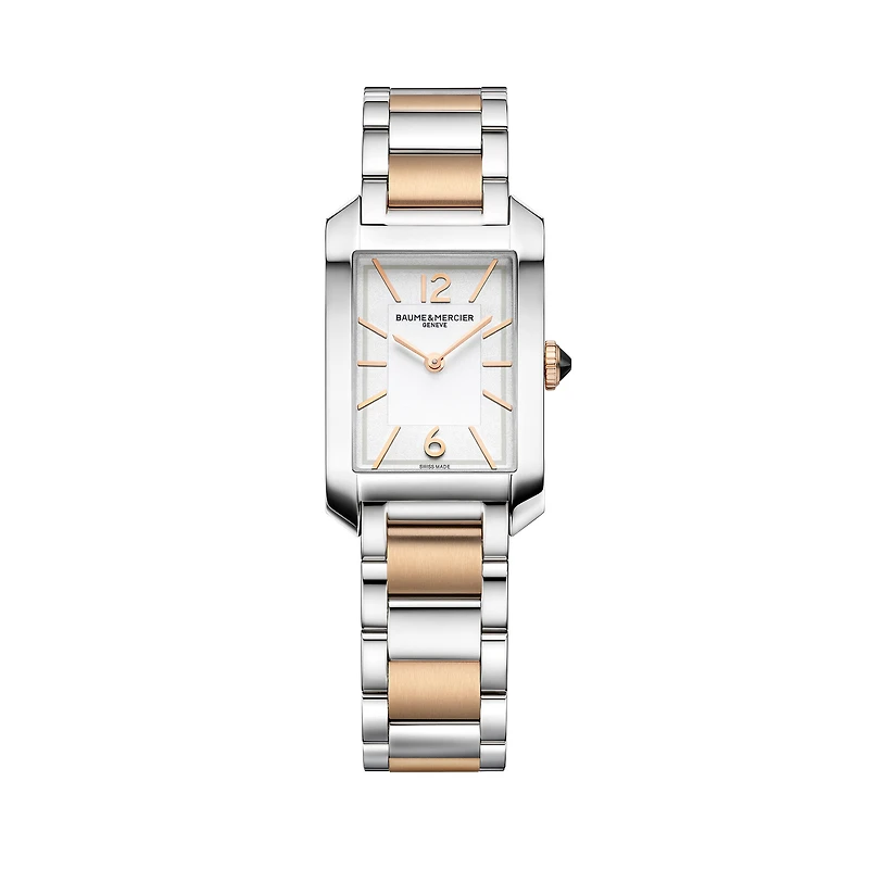 Hampton Quartz 35 x 22mm Stainless Steel and Rose Gold Plating