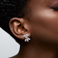 Diamond Snow Angel Earrings, Large