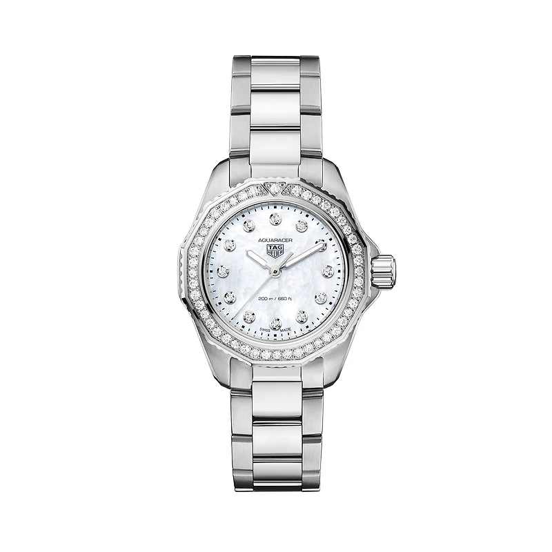 Aquaracer Professional 200 Quartz 30 mm Stainless Steel and diamond