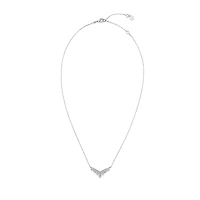 Josephine Aigrette White Gold and Diamond Pendant
