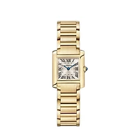 Tank Française Small Quartz 26 x 21 mm Yellow Gold